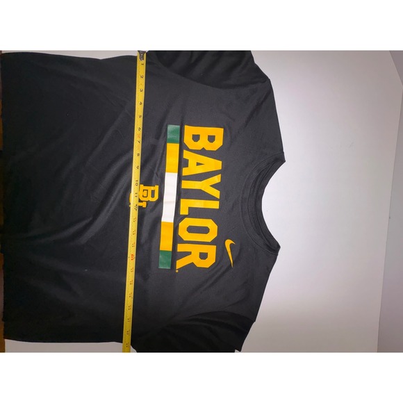 Nike Baylor Bears Dri-Fit T-Shirt XXL Black Yellow Green Athletic Gym - Picture 7 of 11